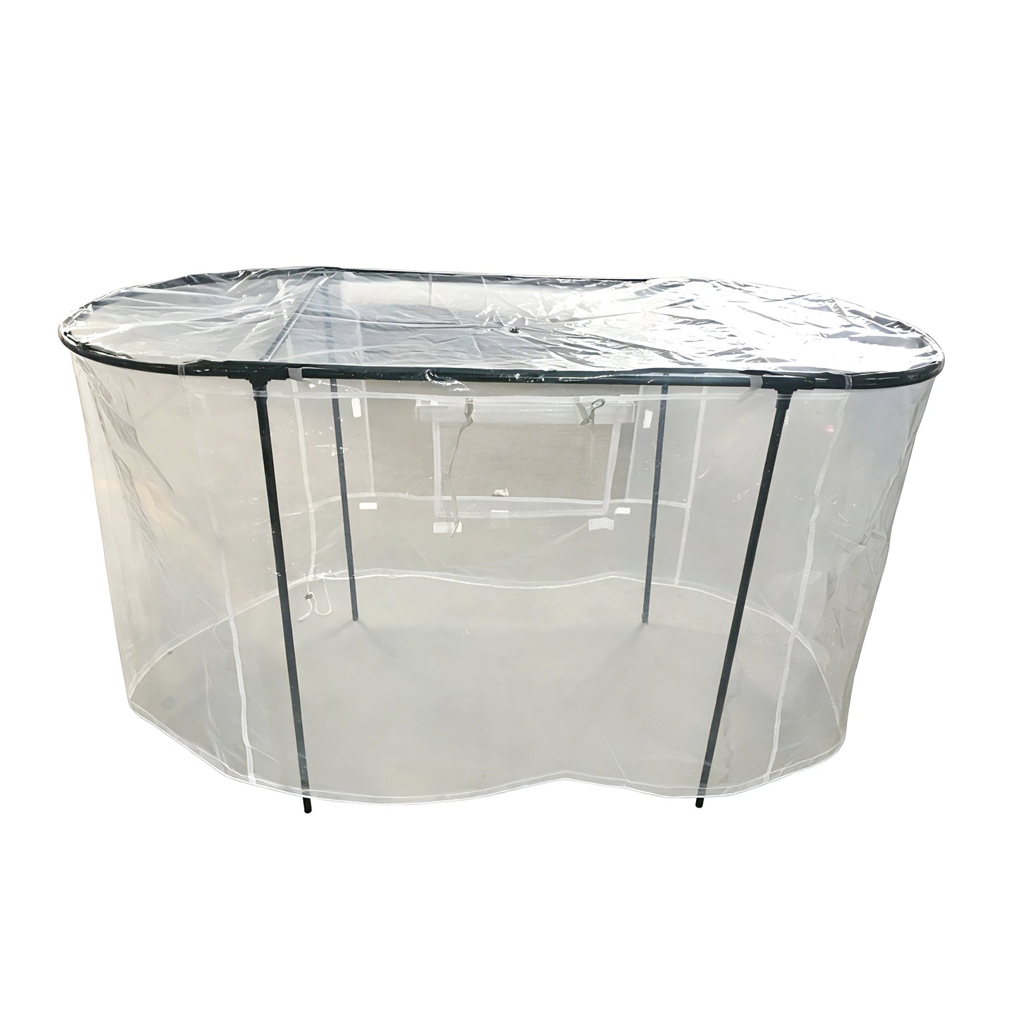 SMALL COVER FOR ALUMINUM-COATED ZINC SHEET GARDEN BED 164x76x96 CM Steelmates