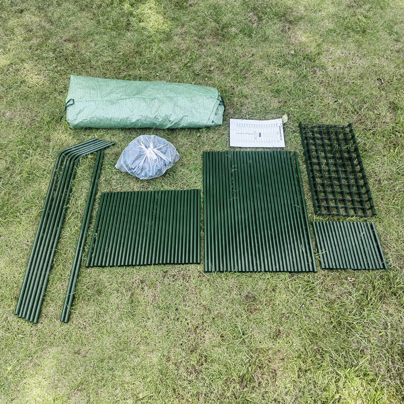 EcoPro 143 x 143 x 195cm Walk-in Mini Greenhouse PE Cover Plant Garden Shed Mini Greenhouse steelmates