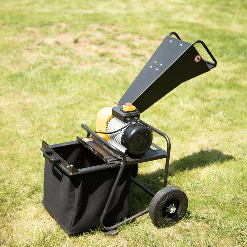 Electric motor Powered mini Small Wood Chipper steelmates