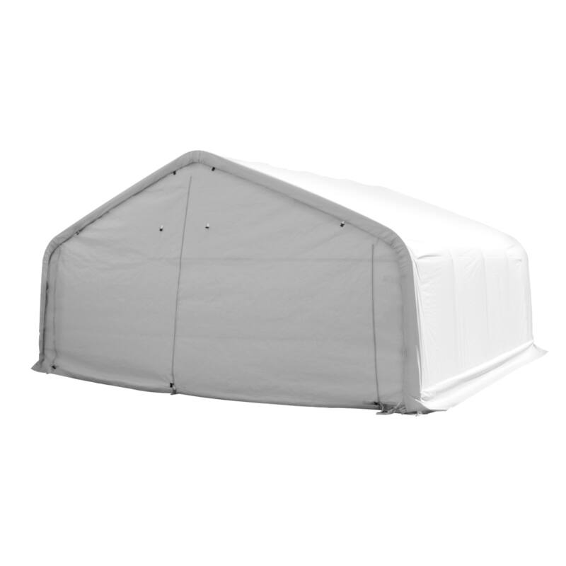 Double Canopy Carport Heavy Duty Tent Garage 6M x6M steelmates