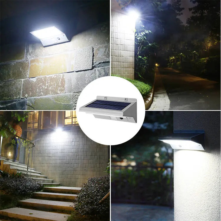 Solar motion sensor wall lights solar sensor light steelmates