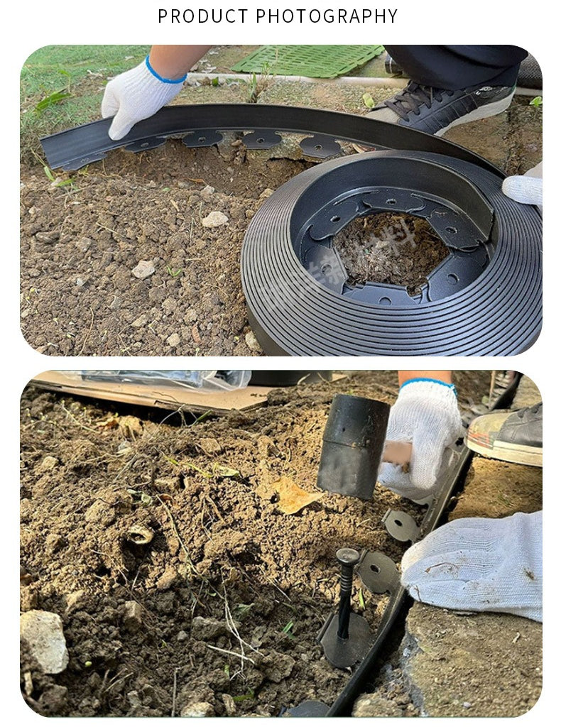 Flexible Garden Edging Strip for Lawn and Borders Steelmates