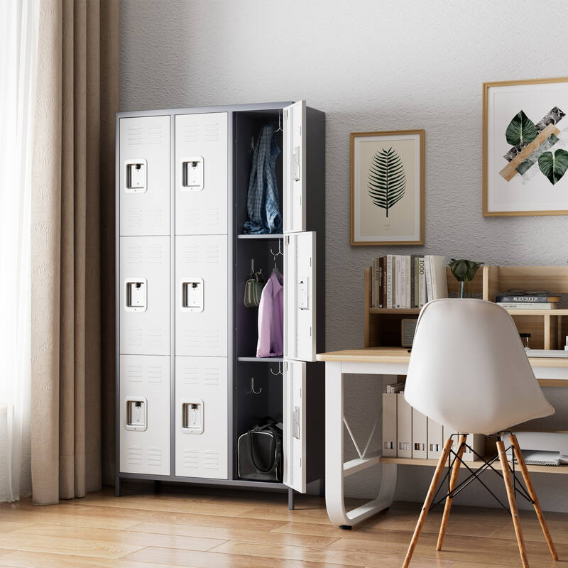 9-Door Storage Locker Combination Steel Cabinet steelmates