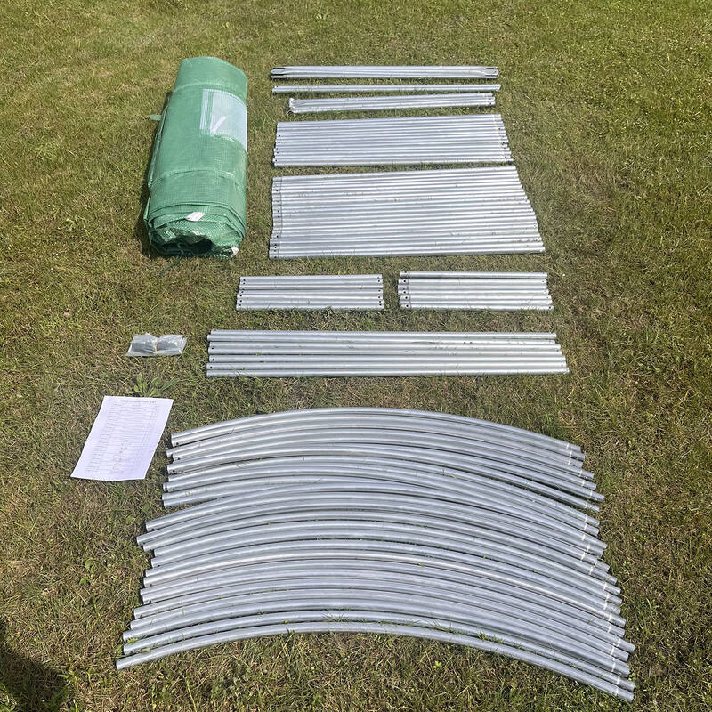 6m x 3m x 2m Strong Tunnel Greenhouses Galvanised Frame Tunnel Greenhouse Steelmates