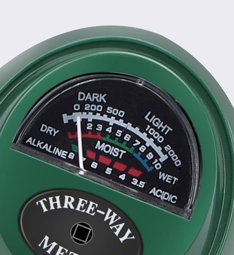 3-in-1 Soil Moisture, pH & Light Meter with Dual Probes Steelmates