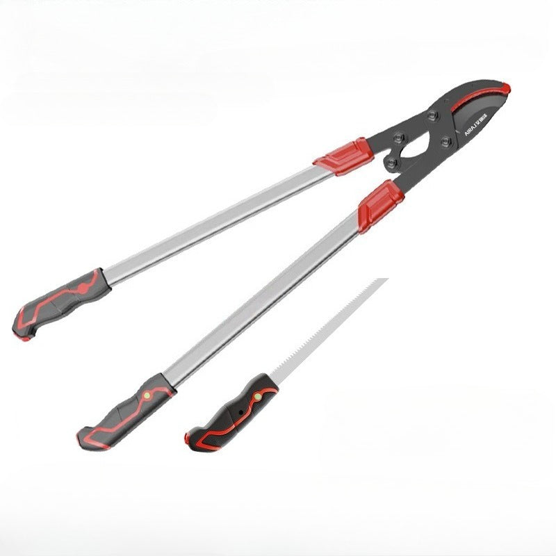 Heavy-Duty Telescopic Pruning Shears – SK5 Steel, Labor-Saving Long Handle Branch Cutter Steelmates