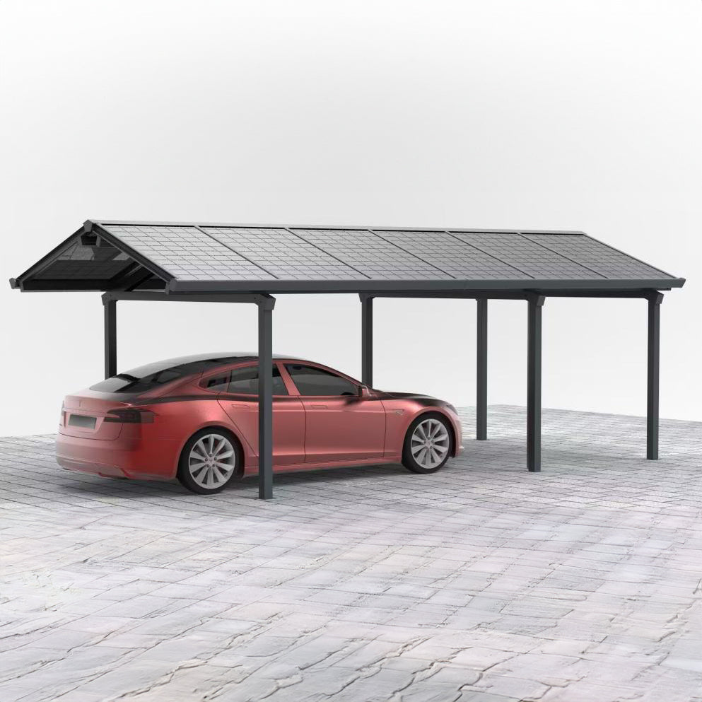 Solar Ready Aluminium Carport 3400Wx712Dx277H Steelmates