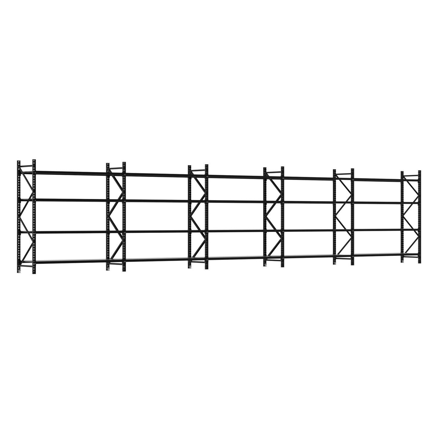 Five Bay Commercial Shelving 9330 L x 2000 H x 600 D Steelmates