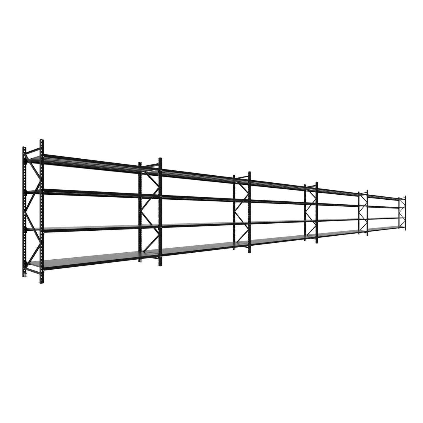 Five Bay Commercial Shelving 12330 L x 2000 H x 600 D Steelmates