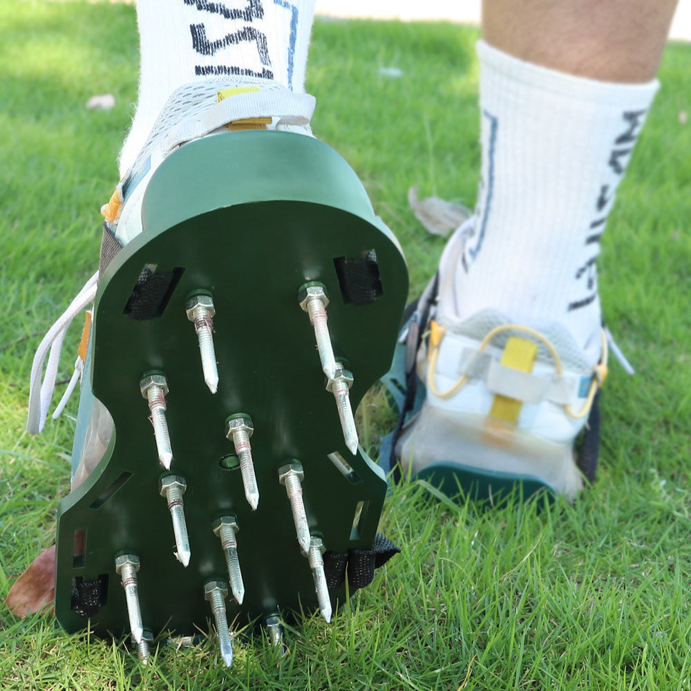 Lawn Aerator Spike Shoes for Soil and Grass Care Steelmates