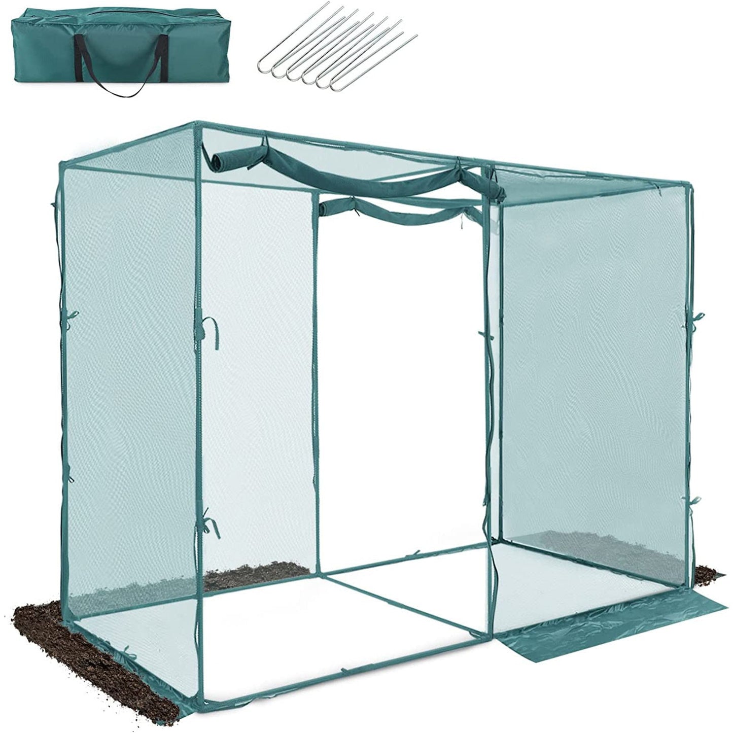 Removable Outdoor Garden Plant Protection Cage – Anti-Bird Net Tent Steelmates