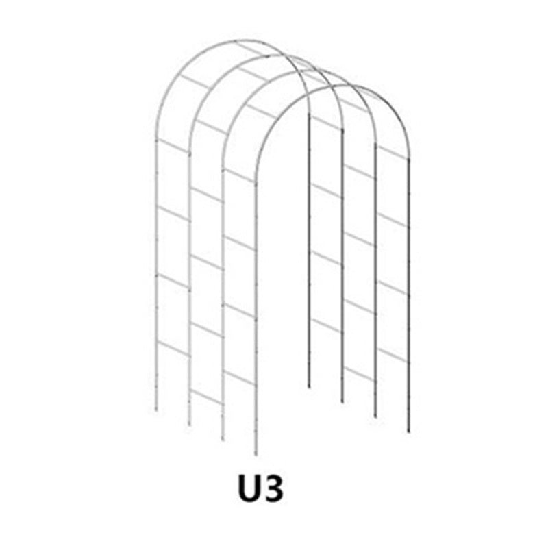 Heavy Duty Metal Garden Arch Trellis for Climbing Plants Steelmates