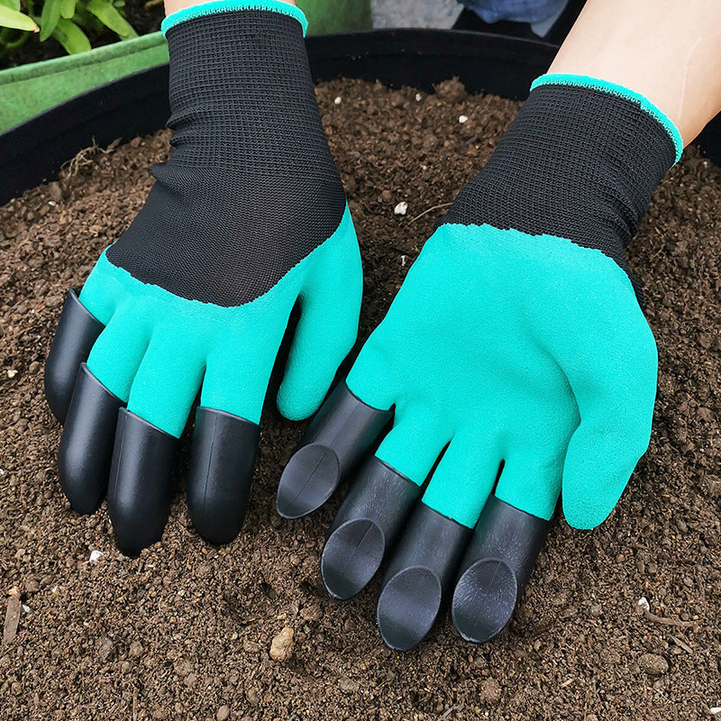 Garden Claw Gloves Waterproof Latex-Coated Gardening Gloves Steelmates