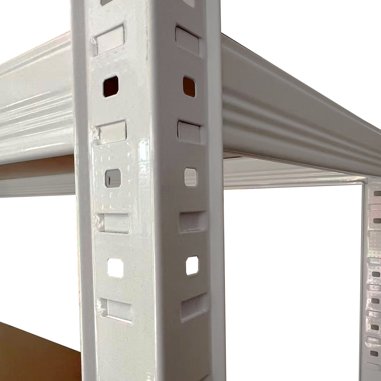 5 tier DIY Shelving H1800 x 900 x 400 With Corner Unit & 4 Storage Shelves White Steelmates