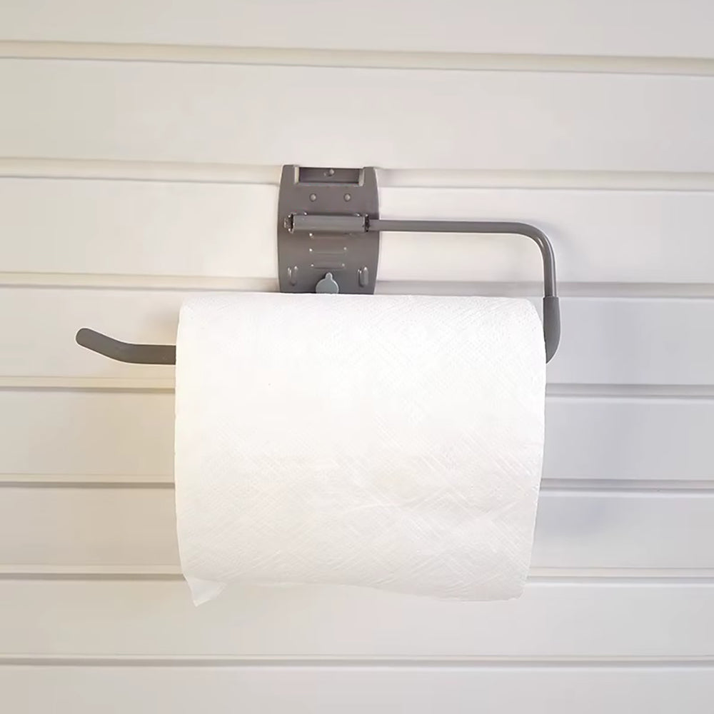 Slatwall Paper Towel Holder – Grey Steelmates