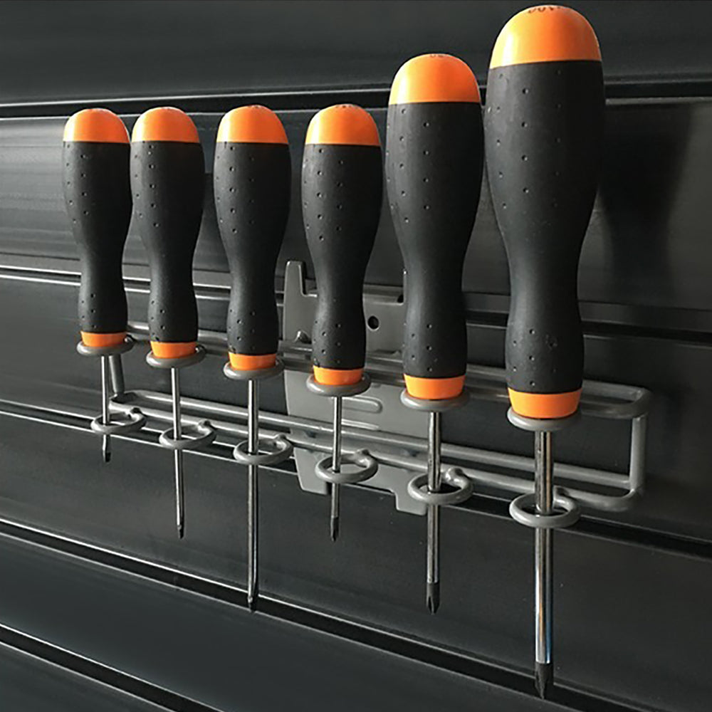 Screw Driver Slatwall Holder – Grey Steelmates