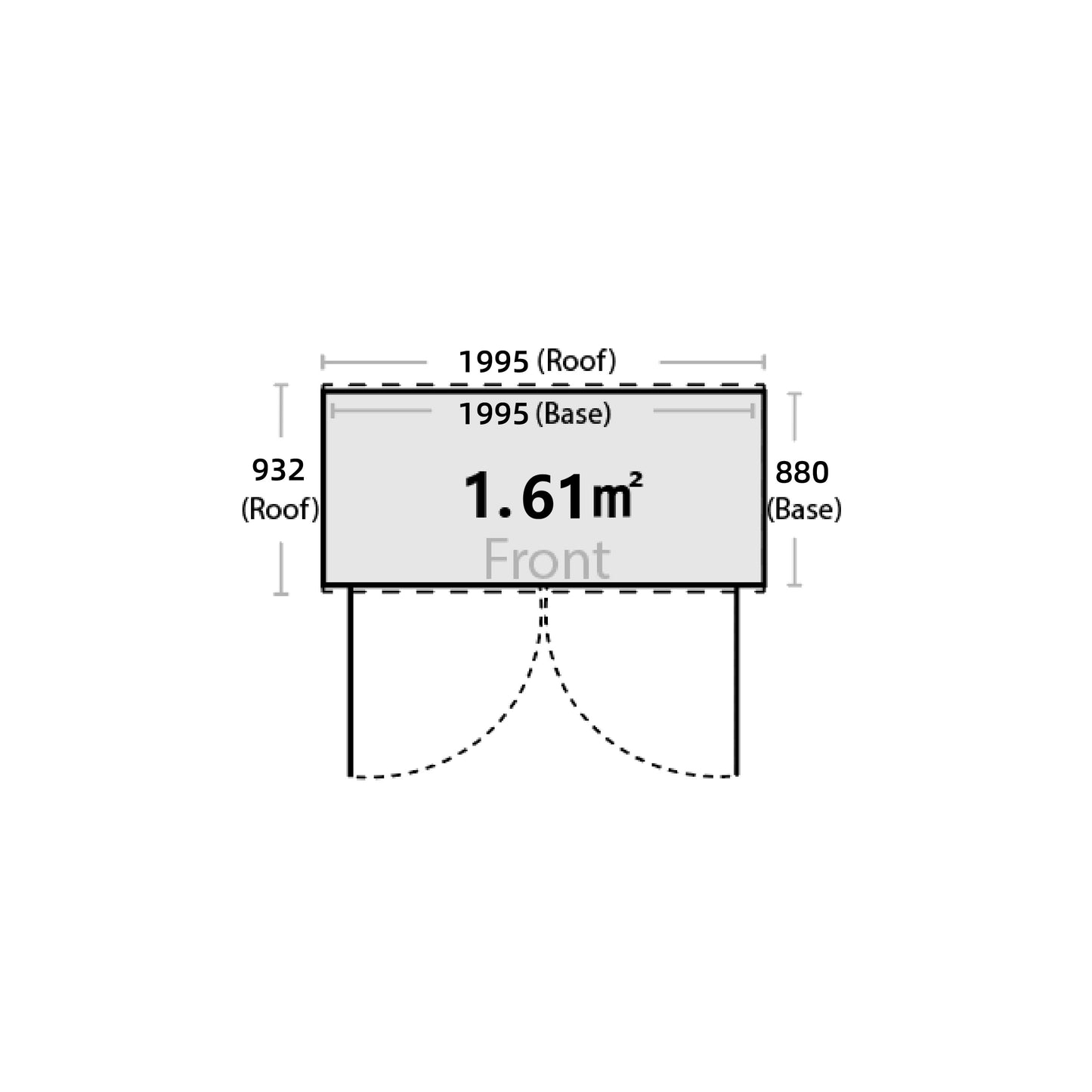 Bike Shed / Wheelie Bin Storage / Garden Storage Box (with Gas Struts)