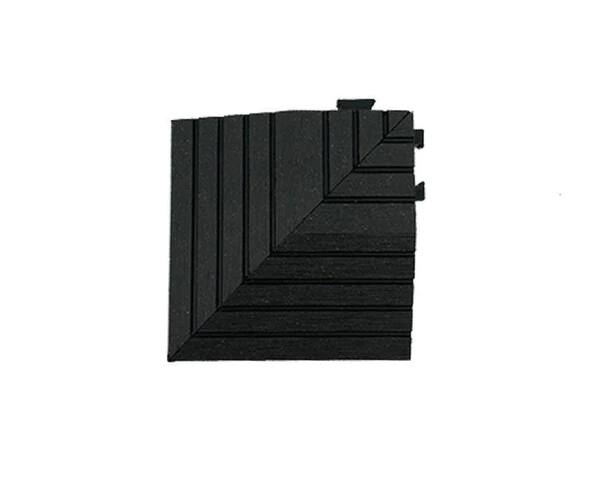 Deck tiles corner - Black - 1 pc steelmates