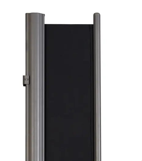 Aluminum Retractable Side Awning Shade 2m x 3m - Grey steelmates