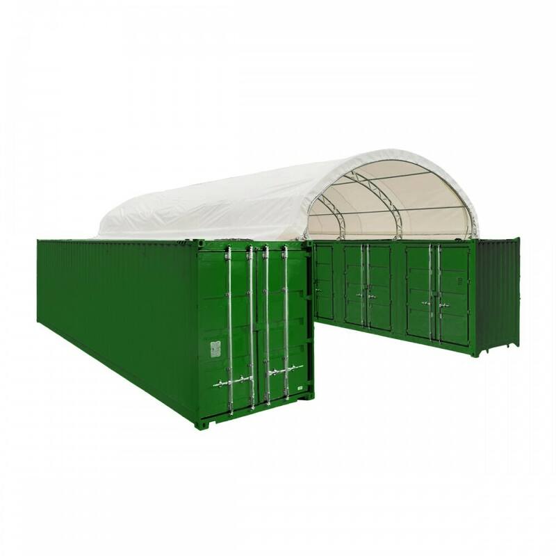 40FT Steel Structure Container Dome Shelter Pro -18m length steelmates
