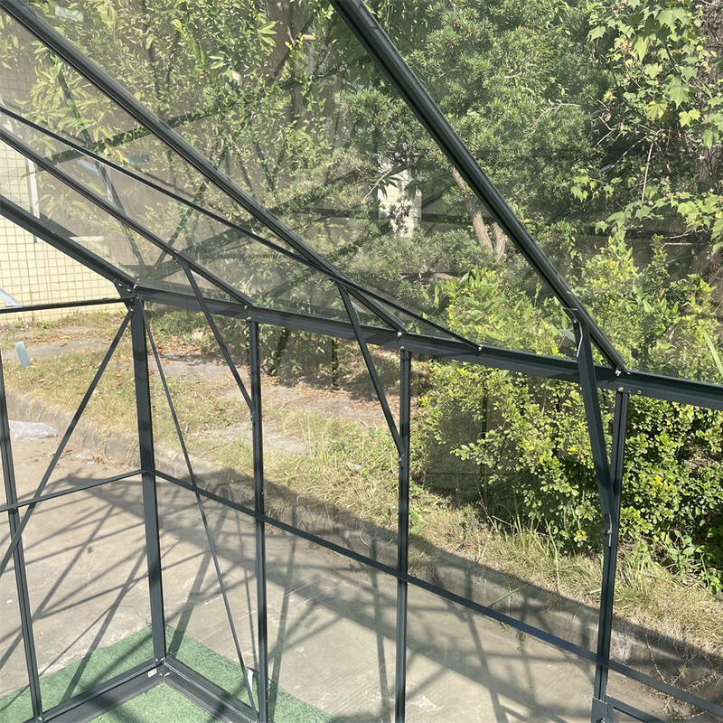 Glasshouse 4mm toughened glass 3000 x 3040 x 2600mm Glasshouses Steelmates