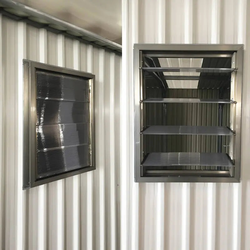 Garden Shed Lourvre Window steelmates