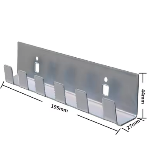 Impact Socket Set Pegboard Holder - 195 x 27 x 44mm Steelmates