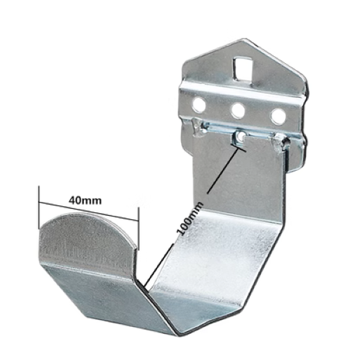 Rod Bracket Pegboard Hook - 100mm (2 Pack) steelmates