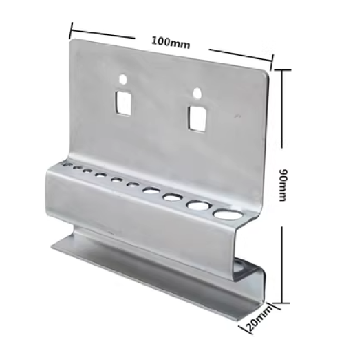 Drillbit Allen Key Pegboard Holder - 100 x 20 x 90mm steelmates