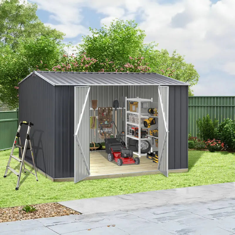 3030 x 3030 x 2090mm Ulti-mates Garden Shed Gable Roof Ironsand Ulti-mates
