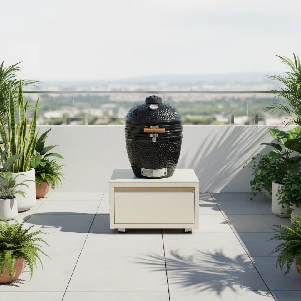 Outdoor Kitchen Kamado Module – Smoker Egg Stand Steelmates