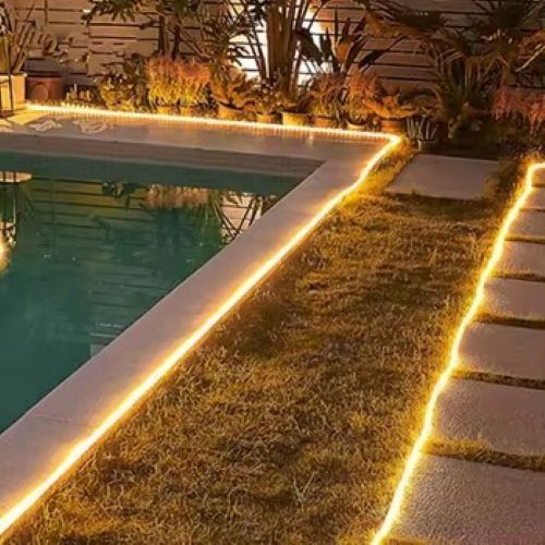 Solar LED Strip Light 3 Meter Outdoor Waterproof Garden Lighting Warm White Steelmates