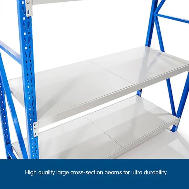 4 Tiers 5.795m x 2m x 0.5m Storage Shelving steelmates