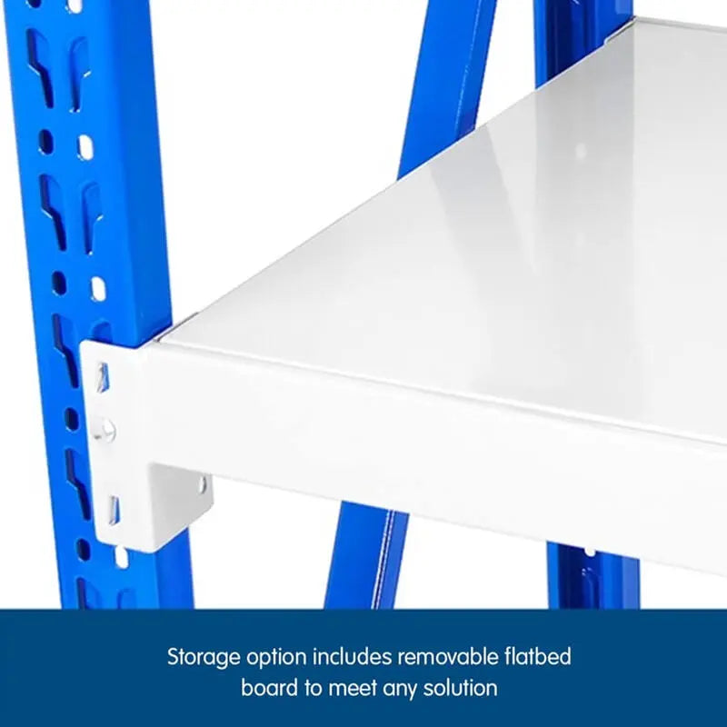 4 Tiers 7.71m x 2m x 0.5m Storage Shelving steelmates