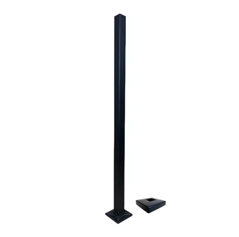 3 meter post - Lourve roof Dark Grey x 1 steelmates