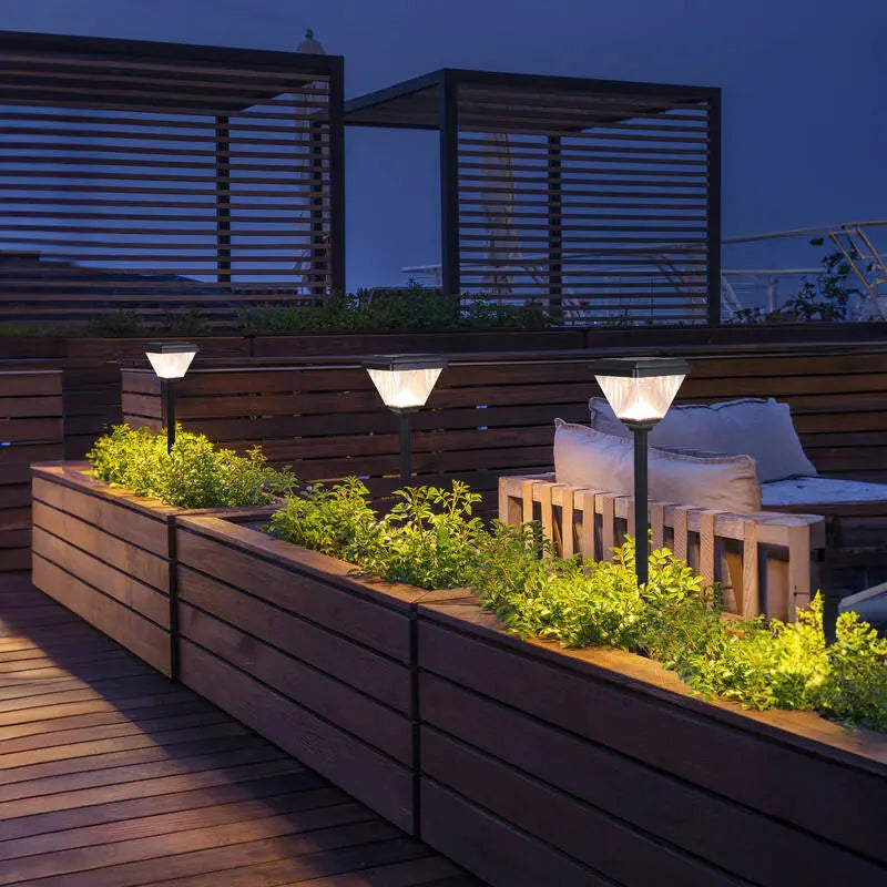Solar stake outdoor lawn light solar garden lights steelmates