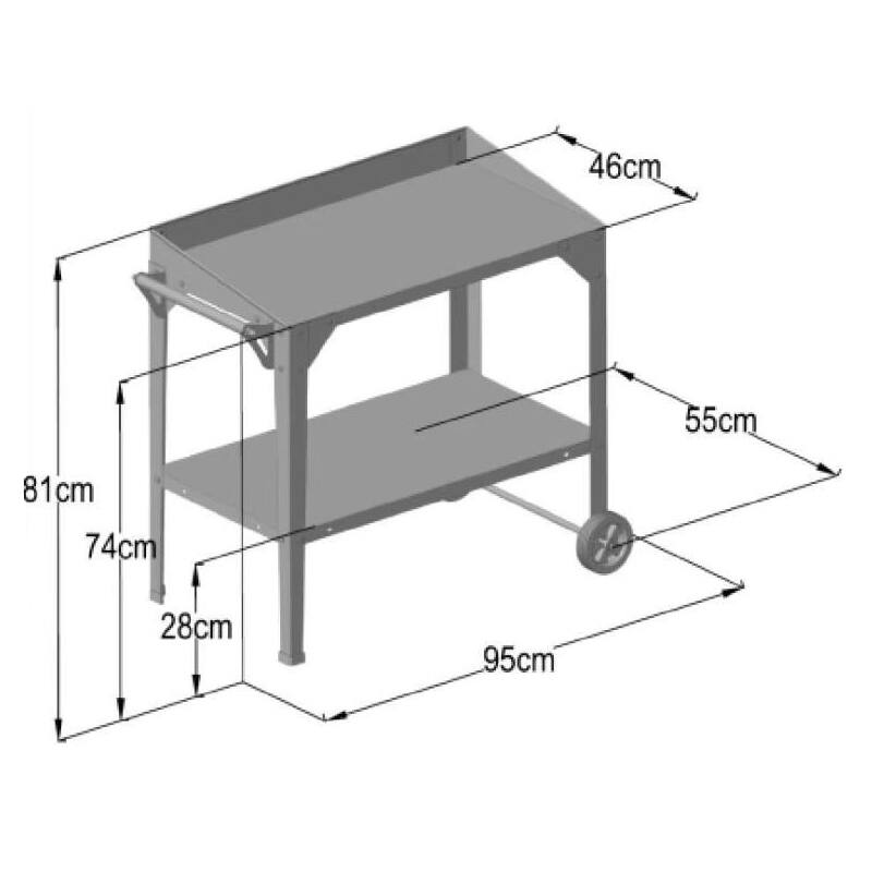 Potting Bench Trolley 95 x 55 x 88cm