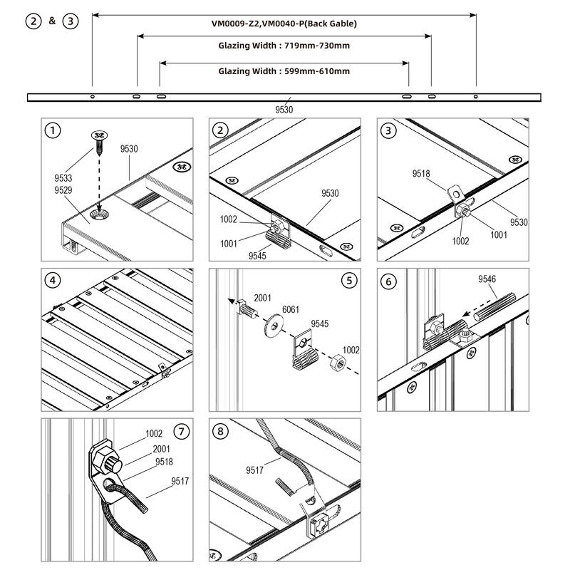 Folding Shelf for Greenhouse Adjustable Plant Storage Steelmates