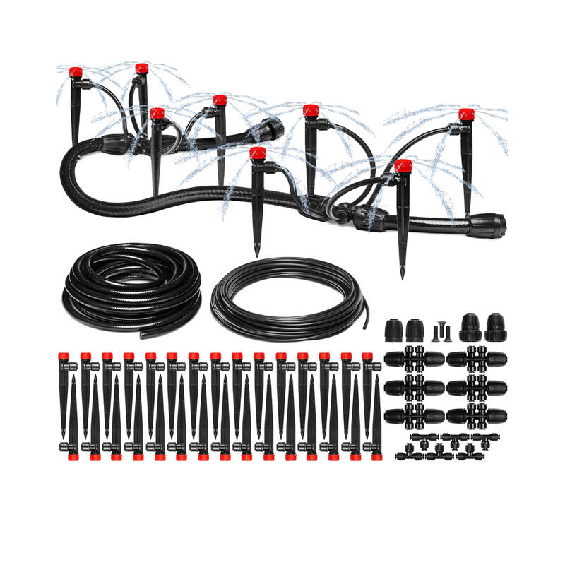 Adjustable Garden Irrigation Equipment Kit-50FT + 35FT Steelmates