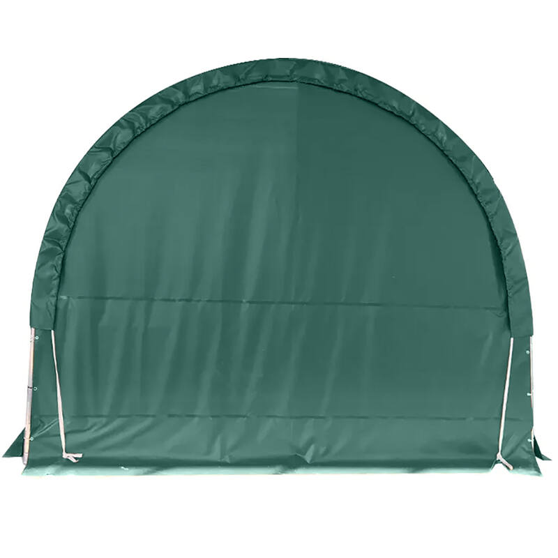 Livestock Shelter 4 x 4 x 3.15 with Net Sides Green steelmates