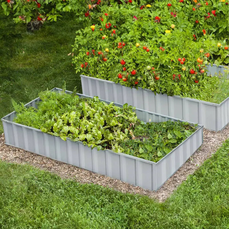 Planter box New Model with 4 layout options Cream steelmates