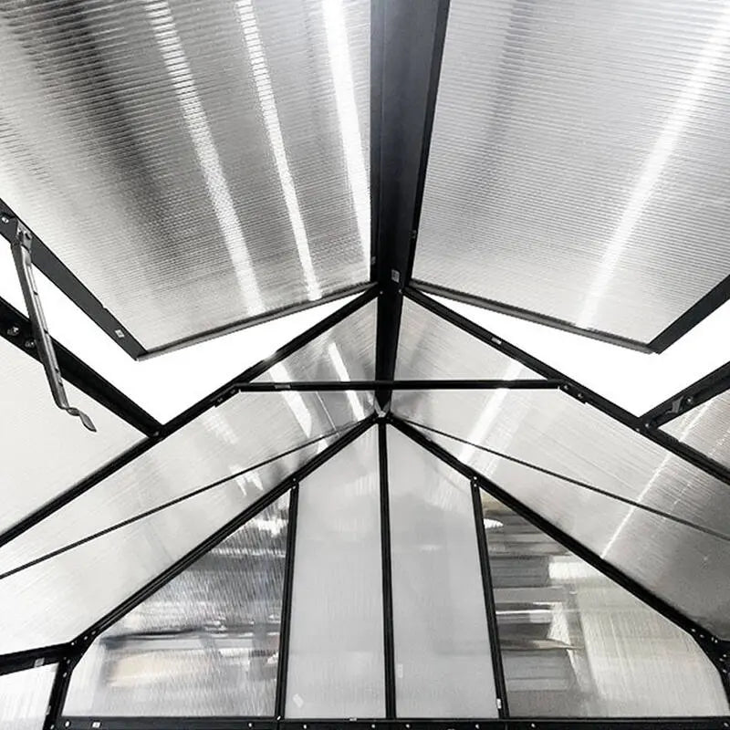GREENHOUSE 6mm Twin Wall 2230 x 4380 x 2150mm steelmates