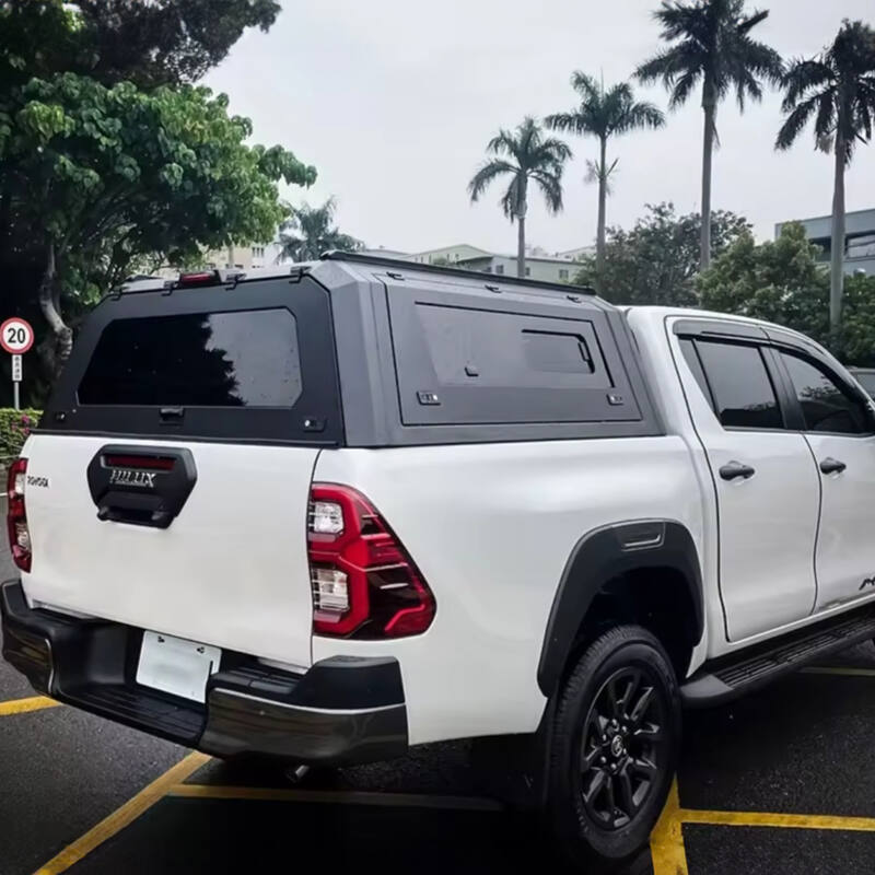 STAINLESS STEEL TRUCK CANOPY FOR TOYOTA HILUX 2024 With Dog Window Stallion