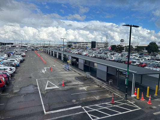 Custom Steel Carport Installed at Auckland Airport
