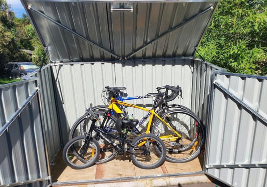 What makes a metal bike shed ideal for your bike storage? Steelmates