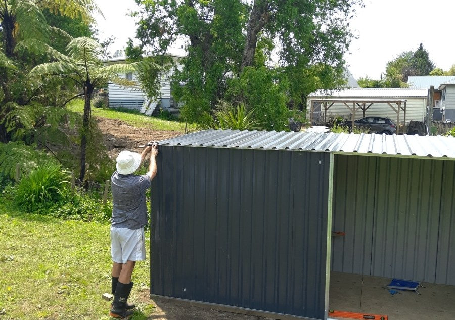 Why use concrete base not wooden base for garden shed? Steelmates