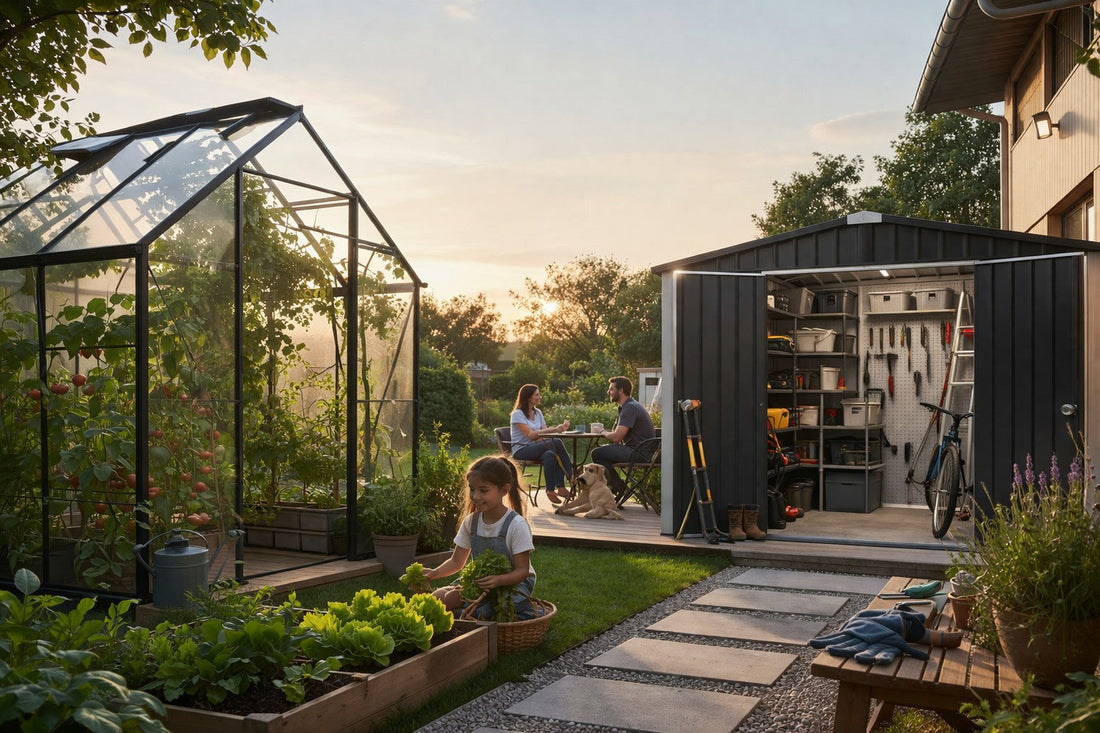 Greenhouse, Garage Storage & Garden Shed: Smart Investments in Rising Times Steelmates