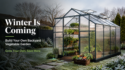 Winter Is Coming: Build Your Own Backyard Vegetable Garden with a Greenhouse in New Zealand Steelmates