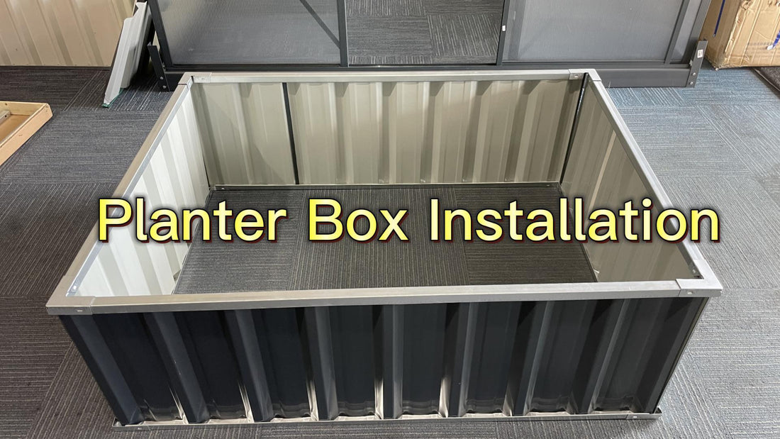 Planter Box Installation Video Steelmates