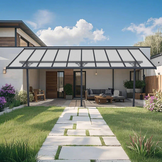 6180L x 3050W Aluminium Canopy, Patio cover, Carport, Lean To Pergola,8mm Roof